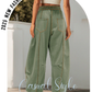 ⏳Time-limited Special⏰Women's Casual Loose Drawstring Wide-Leg Pants👖