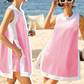 📢📢49%  OFF !! ⏰Women's Casual Color Block Sleeveless Tops Matching Shorts