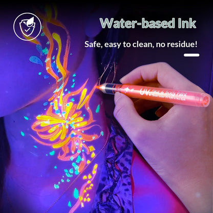 🎅Spring Special Deals £7.45!!⚡50K+ SOLD!🎁8 Color Body Markers Face Paint Pens