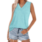 💖LAST DAY SALE: ￡13.99!!🏆Flash Sale🔥Women's Sleeveless V-Neck Slimming Loose Fit Casual Tank Top🎽