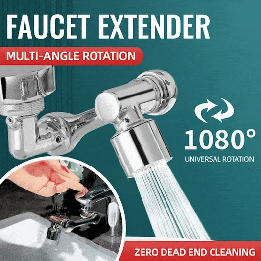 🔥 Bestseller 49% Off 💧🚰 Universal Sink Tap Adaptor ✨1440° Rotatable Faucet Aerator Extension
