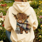 🎄🎅CHRISTMAS SALE 49% OFF!!🎁Cute Highland Cow Cozy Fleece-Lined Hooded Sweatshirt🦬