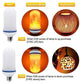 🔥LED flame light bulb with gravity sensing effect
