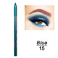 💥World Famous 5x Sold Out🔥🌈14-Pack Waterproof Colored Gel Eyeliner Pencil – Metallic & Shimmer Finishes, Smudge-Proof（Pencil sharpener color is random）