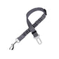 🐶🚗 Reflective Elastic Pet Seat Belt – Adjustable Car Restraint with Shock-Absorbing Buffer