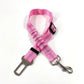 🐶🚗 Reflective Elastic Pet Seat Belt – Adjustable Car Restraint with Shock-Absorbing Buffer