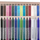💥World Famous 5x Sold Out🔥🌈14-Pack Waterproof Colored Gel Eyeliner Pencil – Metallic & Shimmer Finishes, Smudge-Proof（Pencil sharpener color is random）