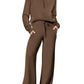 💝LAST DAY PROMOTION 49% OFF!!🎀Women's 2 Piece Casual Outfits Sweatsuit Set