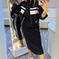 ❄️FACTORY DIRECT SALES - 49%OFF 💖 Women's Stand Collar Jacket & Dress Set
