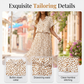 Women Casual Floral Printed Midi Dress