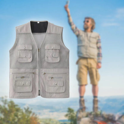 🥵🌴Last Day Sale 49% OFF🔥Outdoor ice silk multifunctional vest❄️🧊