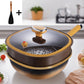 🍳12in Titanium Alloy Non-Stick Pot with Lid