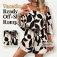 Women's Off Shoulder Shorts Jumpsuit