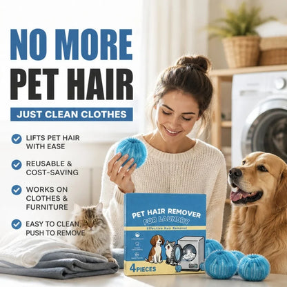 ⏳Time-Limited Special⏰Reusable Pet Hair Remover Laundry Balls