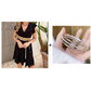 Women's Elegant Waist Tie V-Neck Ruffle Dress