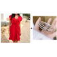 Women's Elegant Waist Tie V-Neck Ruffle Dress
