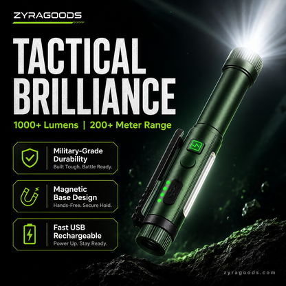 Multifunctional Pen-Shaped Strong Magnetic Work Light