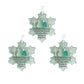 🌊Snowflake-Shaped Sea Glass Friendship Decor❄✨ Shaped by Nature & Crafted by Hand!