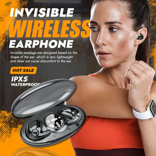 📢📢49% OFF !!⏰⏰Invisible Sleep Wireless Earphone Ipx5 Waterproof