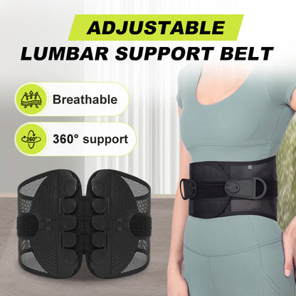 🧍✨ Adjustable Lower Back Support Belt – Breathable Everyday Waist Support
