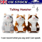 🐹 Talking Hamster Plush – Repeats What You Say & Auto Head-Shaking Fun 🎁
