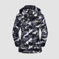 3-in-1 waterproof winter coat, fleece-lined, two-piece suit, ski and hiking jacket with hood