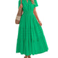 ⏰Hot Sale 49% OFF🎉Women's Lightweight Short Sleeve V Neck Elastic Waist Dress