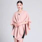 🧣 49% OFF NOW! ✨ Women's Elegant Faux Wool Wrap Shawl - Soft Thermal Lining with Hidden Pocket for Versatile Style & Comfort 🌸🛍️