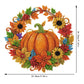 🍂 Fall Pumpkin Diamond Painting Wreath Hanging Ornament Complete DIY Kit