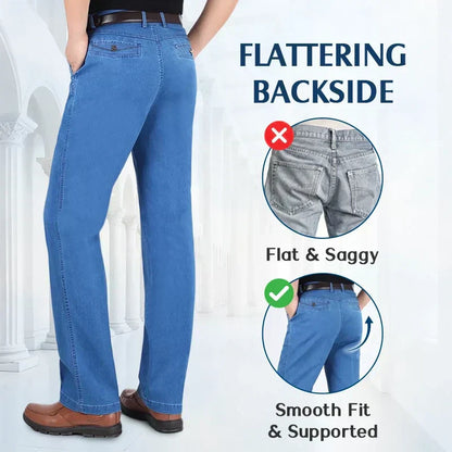 🔥Hot Sale - 49% OFF🔥Men’s High Waist Straight Fit Jeans