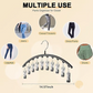 👖 Space-Saving Multi-Clip Hanger – 10-Clip Closet Organizer for Leggings, Jeans, Shorts & Skirts