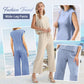 💜 LAST DAY PROMOTION - 49%OFF 💜 Women's Casual Sleeveless Top & Wide-Leg Pants Set