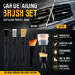 🚗🧹 Car Detailing Brush Set – Soft Interior Cleaning Brushes for Air Vents, Dashboard, Wheels & Tight Spaces