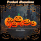 Halloween Decorations Outdoor Inflatables Decorations Pumpkin 7 Built-in Led Lights Set for Yard, Garden, Party