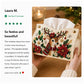 🎄✨ Decorative Beaded Christmas Tissue Box Cover – Elegant Santa, Snowman & Reindeer Holiday Decor
