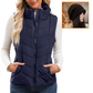 💖HOT SALE 49% OFF✨️Womens Sleeveless Zip Up Puffer Vest💗-Cozy Without Bulk