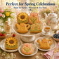 ⏳ Last Day 50% OFF – 🌸 8-Design Spring Garden Mini Pie Mold Collection | Reusable Embossed Molds for Shaping Detailed Bee, Butterfly, Ladybug, Sunflower, Cottage & More 🥧✨