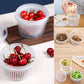 🥬💧 2-in-1 Drain & Store Food Container – Multi-Layer Prep Box for Herbs, Garlic, Ginger & More