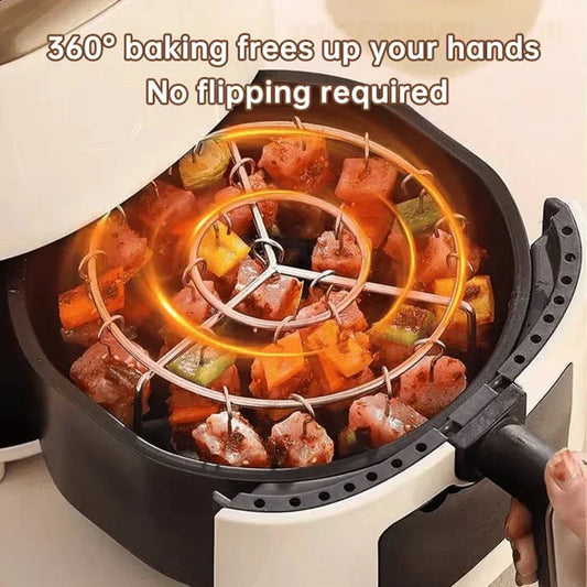 50% OFF🥩316 Stainless Steel Multi-Function Air Fryer Roasting Rack Set 🍤