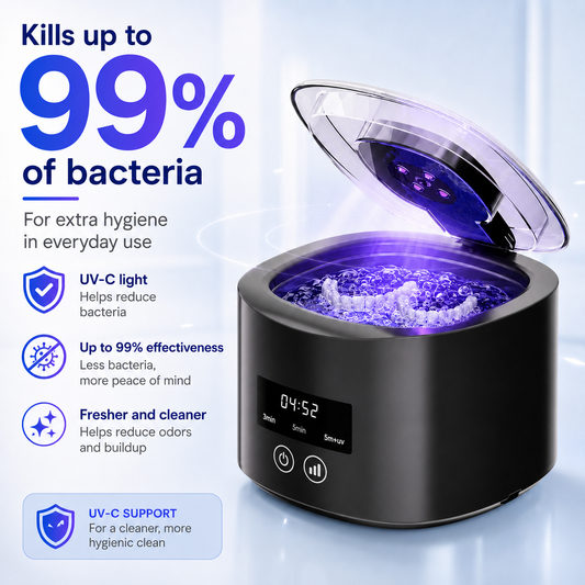 Denture Dome Ultrasonic UV-C Cleaner – For a fresher, cleaner denture in just 5 minutes