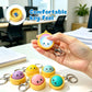 🔥🌈This Week's Special Price:£6.99‼️🎁Cute Dumpling Pressable Fidget Keychain - touch sensing light