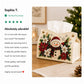 🎄✨ Decorative Beaded Christmas Tissue Box Cover – Elegant Santa, Snowman & Reindeer Holiday Decor