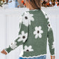 💃49% OFF✨🍂Women's Floral Pattern Scallop Trim Sweater