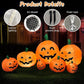 Halloween Decorations Outdoor Inflatables Decorations Pumpkin 7 Built-in Led Lights Set for Yard, Garden, Party