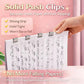 📎 Push Clip Stapler Set – No-Hole Paper Binder with 100 Reusable Clips