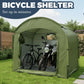 🚲🏠 Outdoor Portable Bike Storage Shed – weather-resistant, spacious, easy assembly – fits bikes, tools & lawn mower. 50% OFF! 🔥💪