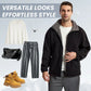 🎄🎅Suitable for both men and women🎁 Unisex Double-Layer Hooded Jacket（49% OFF）