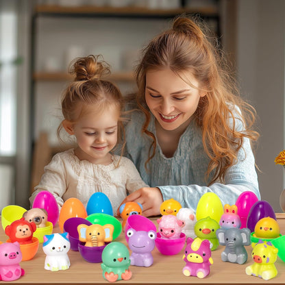 🔥Last Day Special Price ￡11.99!!⚡50K+ SOLD🎁12/24PCS Easter Eggs Prefilled Slow Rising Squishy Toys