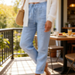 🌸LAST DAY SPECIAL PRICE: ￡14.99!!🌸Women's  Elastic Waist Cotton Linen Casual Pants