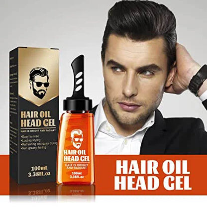 🔥Big Sale 49% OFF🔥One-Comb Shaping-Styling Gel Comb| Sweat-Resistant Gel | Non-Greasy Formula
